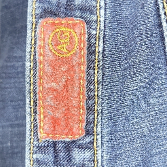 AG Adriano Goldschmeid The ELite Straight Leg Cobalt Wash Jeans Size 27 R - Picture 13 of 15